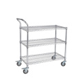 Chrome Wire Mesh Shelf Metal Wire Shelves ESD Wire Trolley